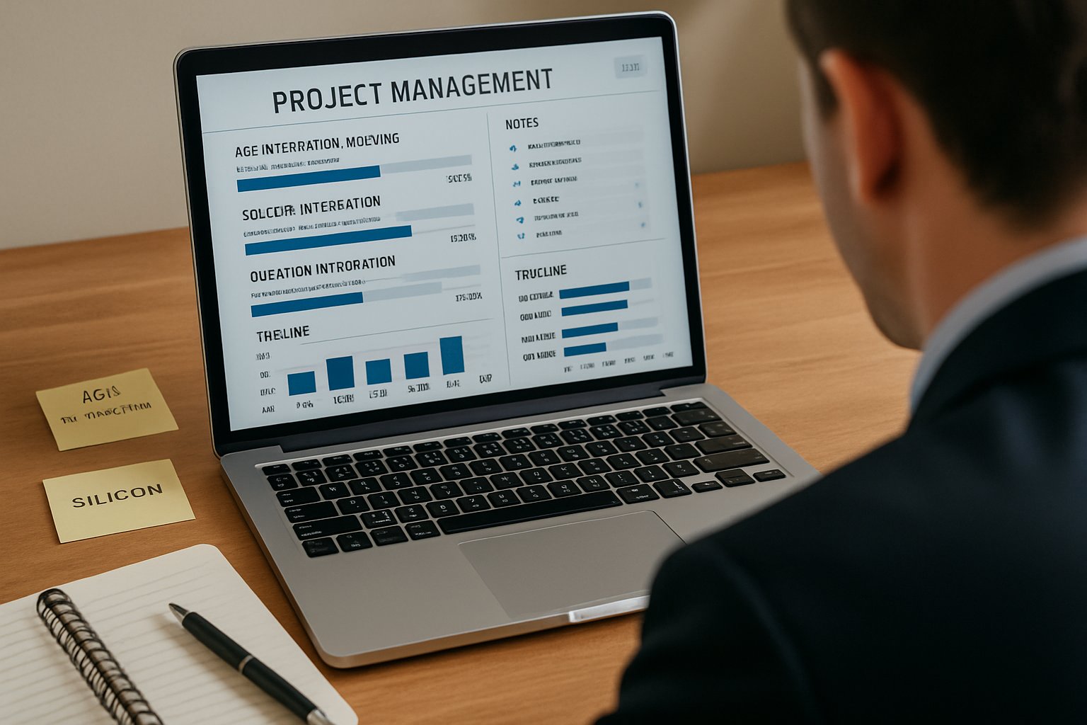 Project Management dashboard showing AGI and quantum planning at Amazon.