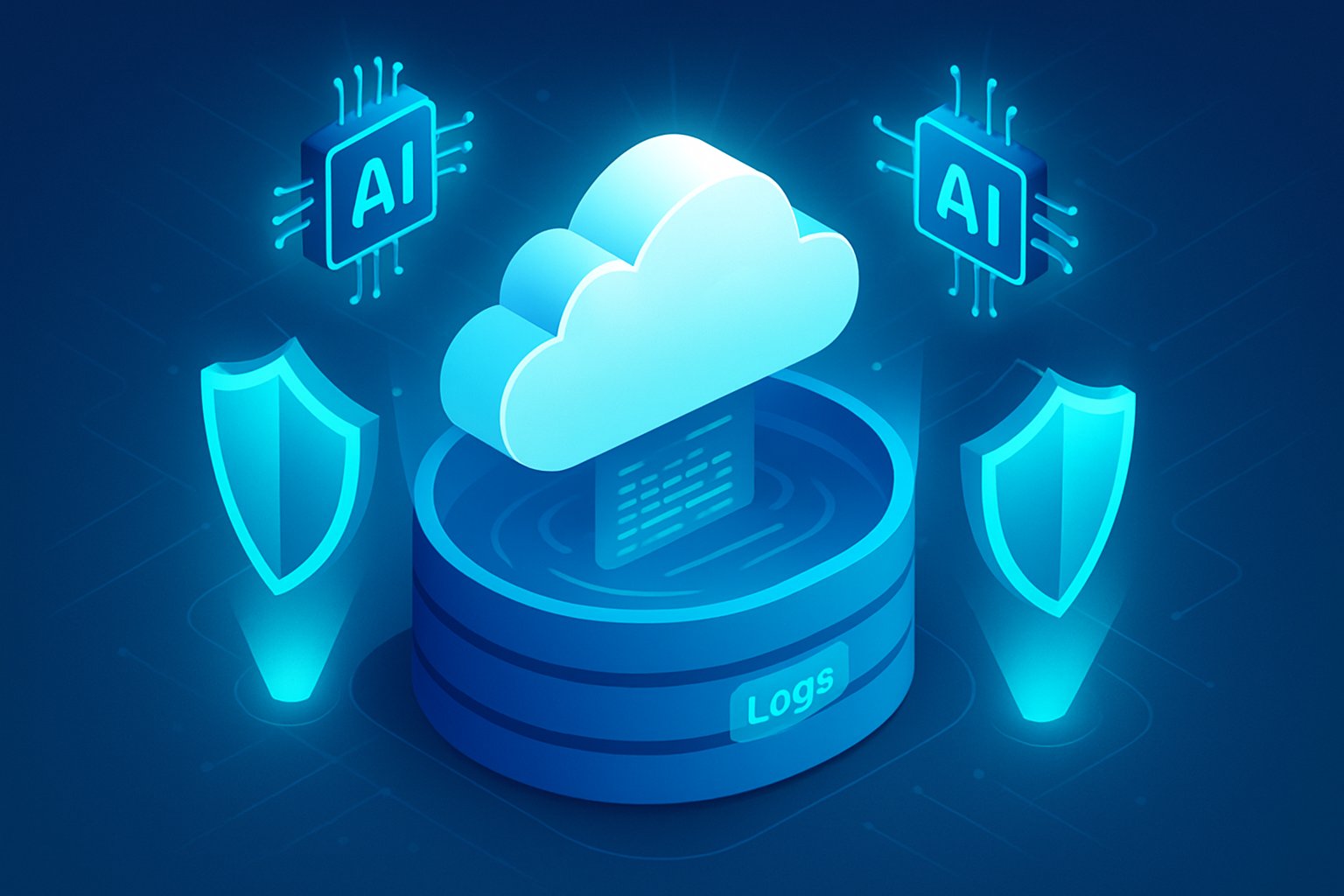Cloud data lake log analysis with Cyber Security AI defenses