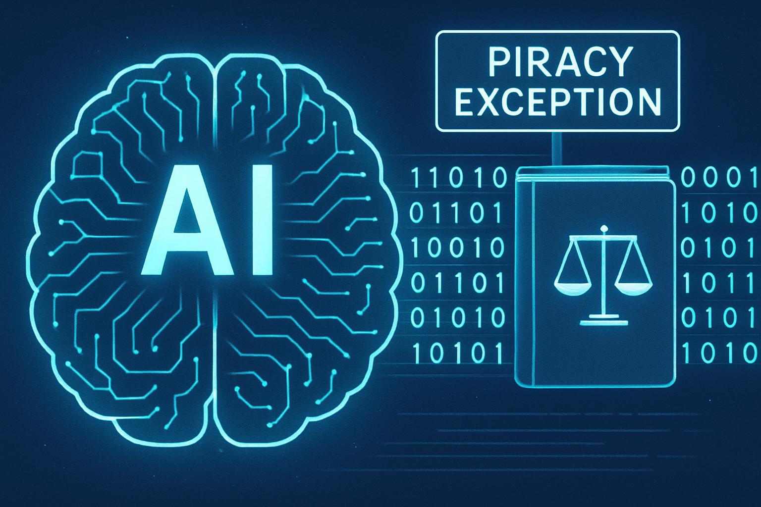 AI brain blocked by Piracy Exception legal barrier