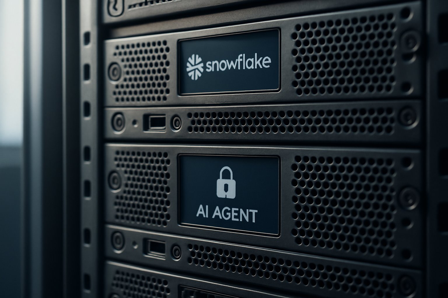 Secure data center infrastructure with Snowflake AI Agents governance controls