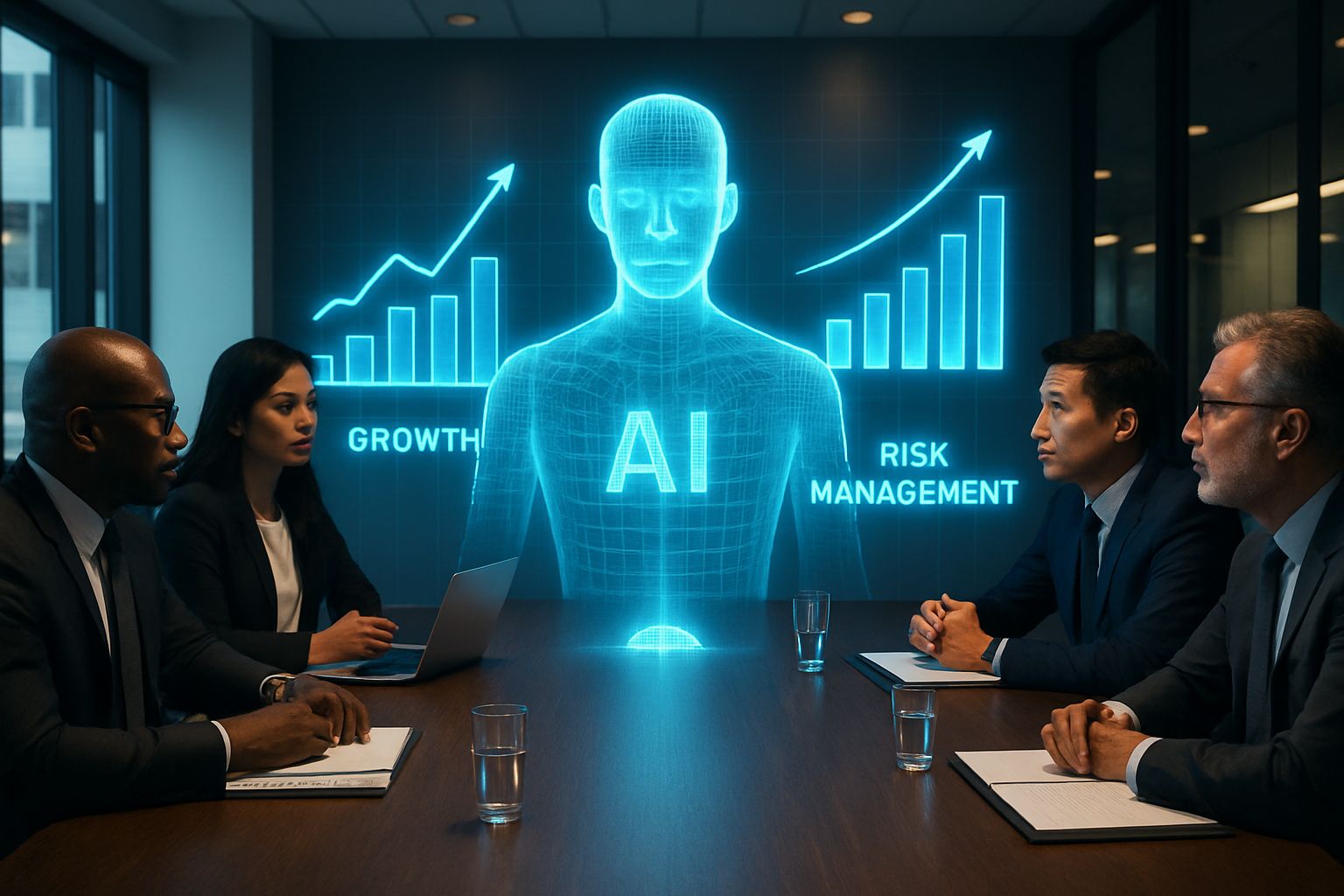 Boardroom uses AI mentor for Business Strategy planning and risk management