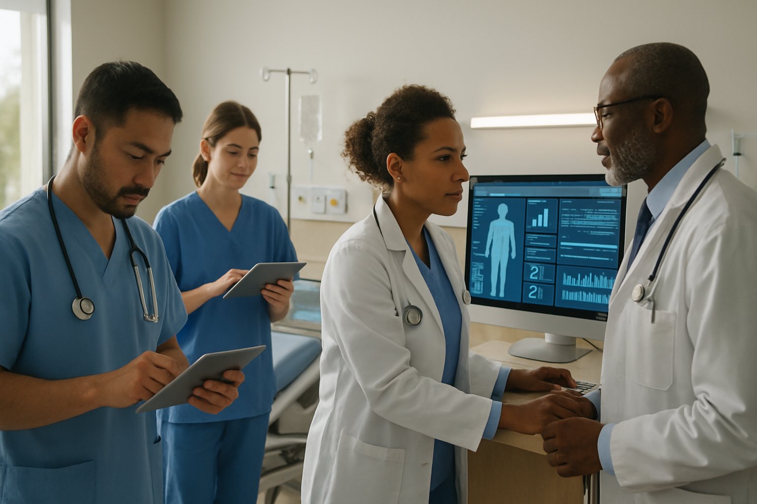 CareCloud AI strategy empowering healthcare professionals with advanced AI technology.