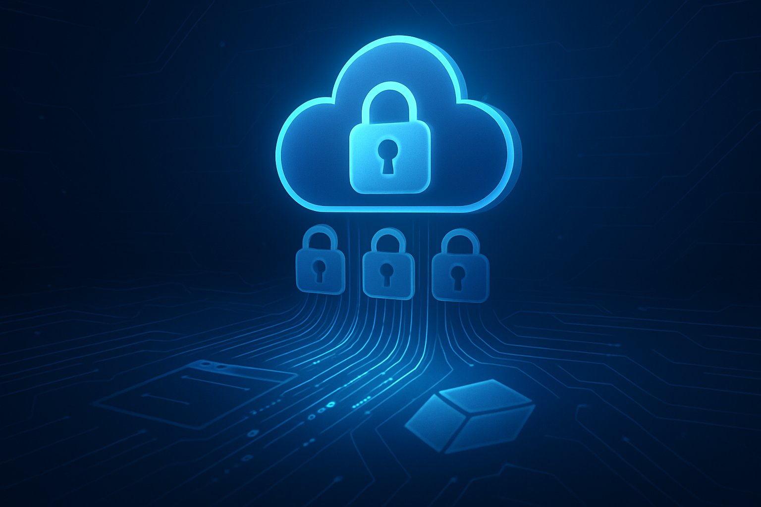 Cloud security posture visual with AI exposing hidden packages