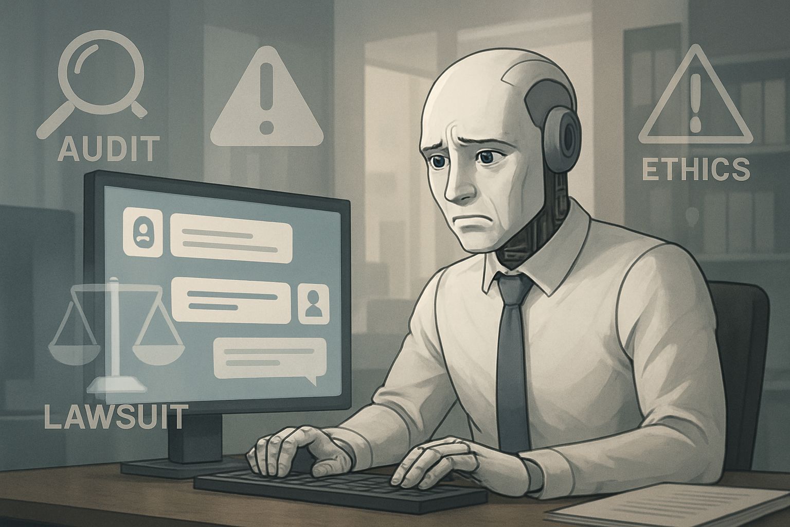 AI worker audits chatbot with Personal Ethics in mind