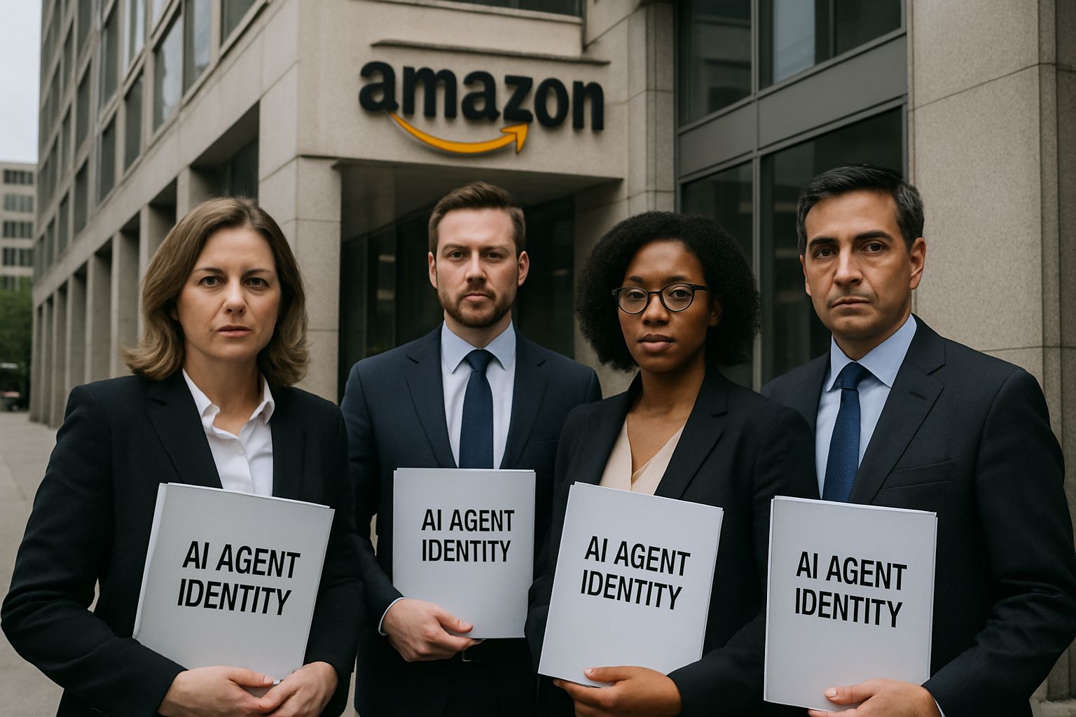 Amazon advocates for AI Agent Identity rules outside company headquarters