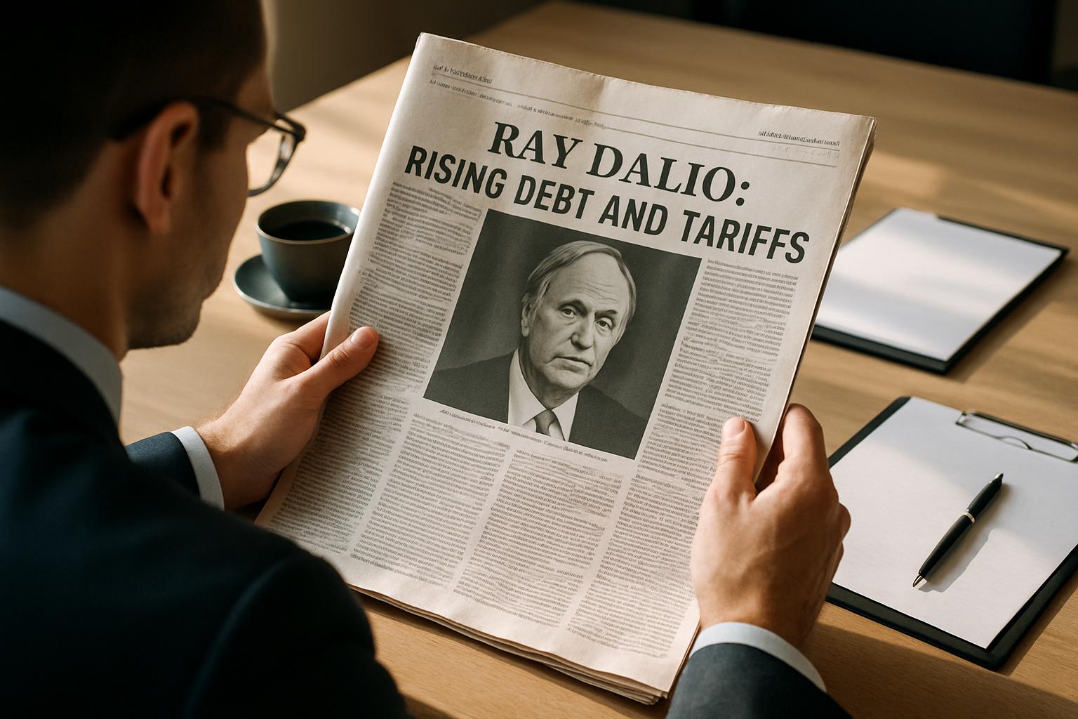 Business analyst reviews Ray Dalio headline on debt and tariffs