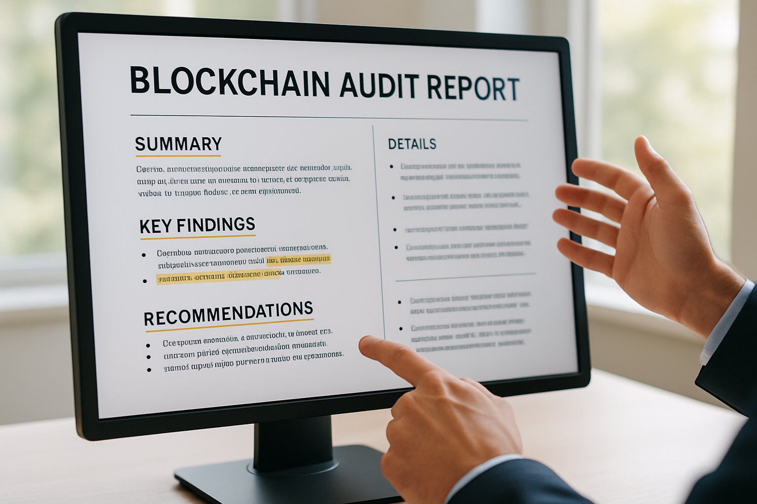 Realistic audit review for Little Pepe chain documentation on screen.