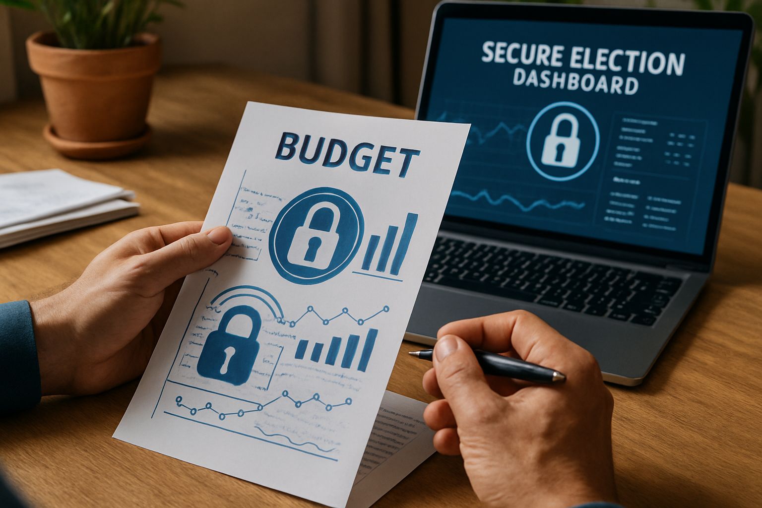 reviewing Trump cybersecurity strategy budget and election safeguards