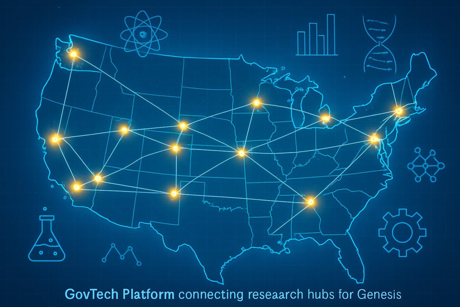 GovTech Platform connecting national labs across the U.S. for Genesis Mission research.