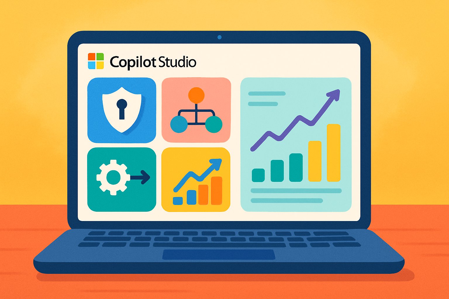 Copilot Studio interface for AI Business Agents enhancing SMB workflows