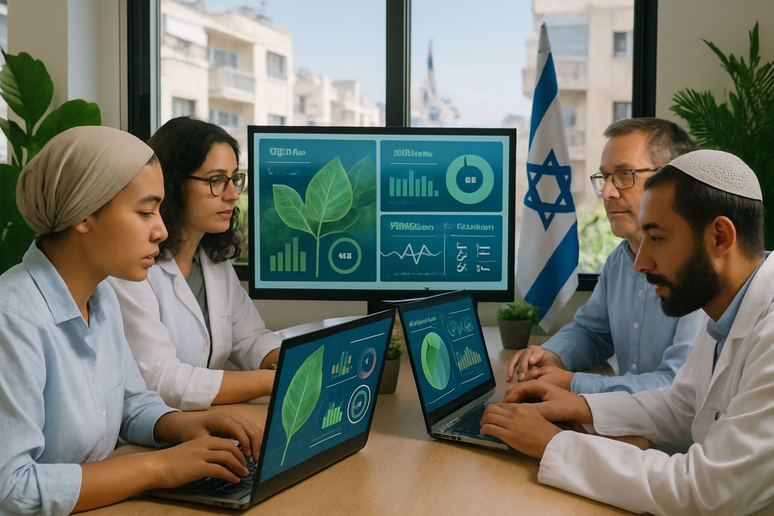 Israeli researchers implementing National Strategy in health and agriculture data analysis.