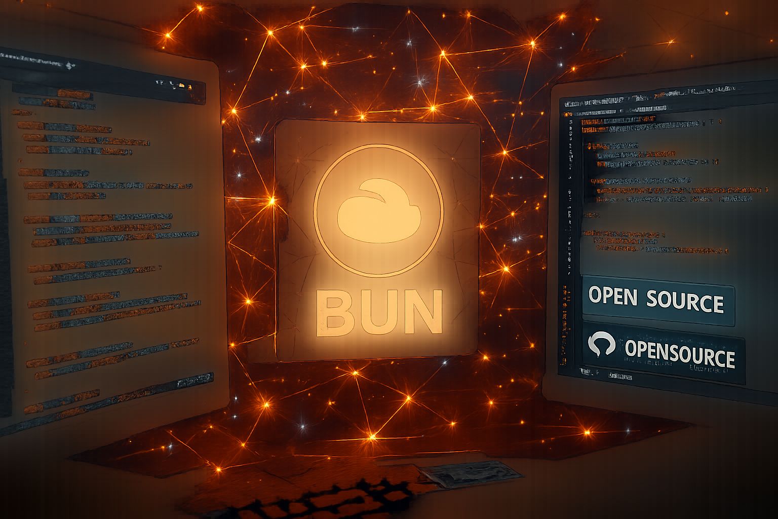 Open Source Strategy impacting developers with Bun tooling at modern workspace.