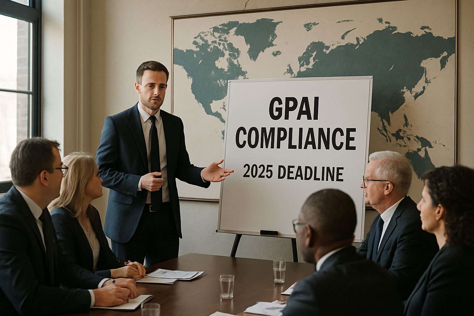 Global executives discuss Global Compliance for EU GPAI rules before the 2025 deadline.