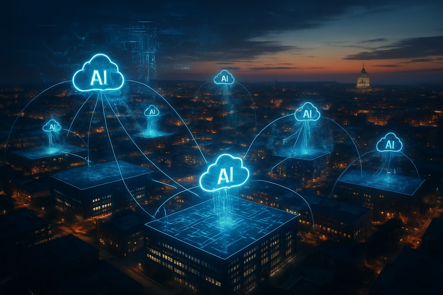 AI data centers and cloud expansions funded by Infrastructure Funding throughout government networks