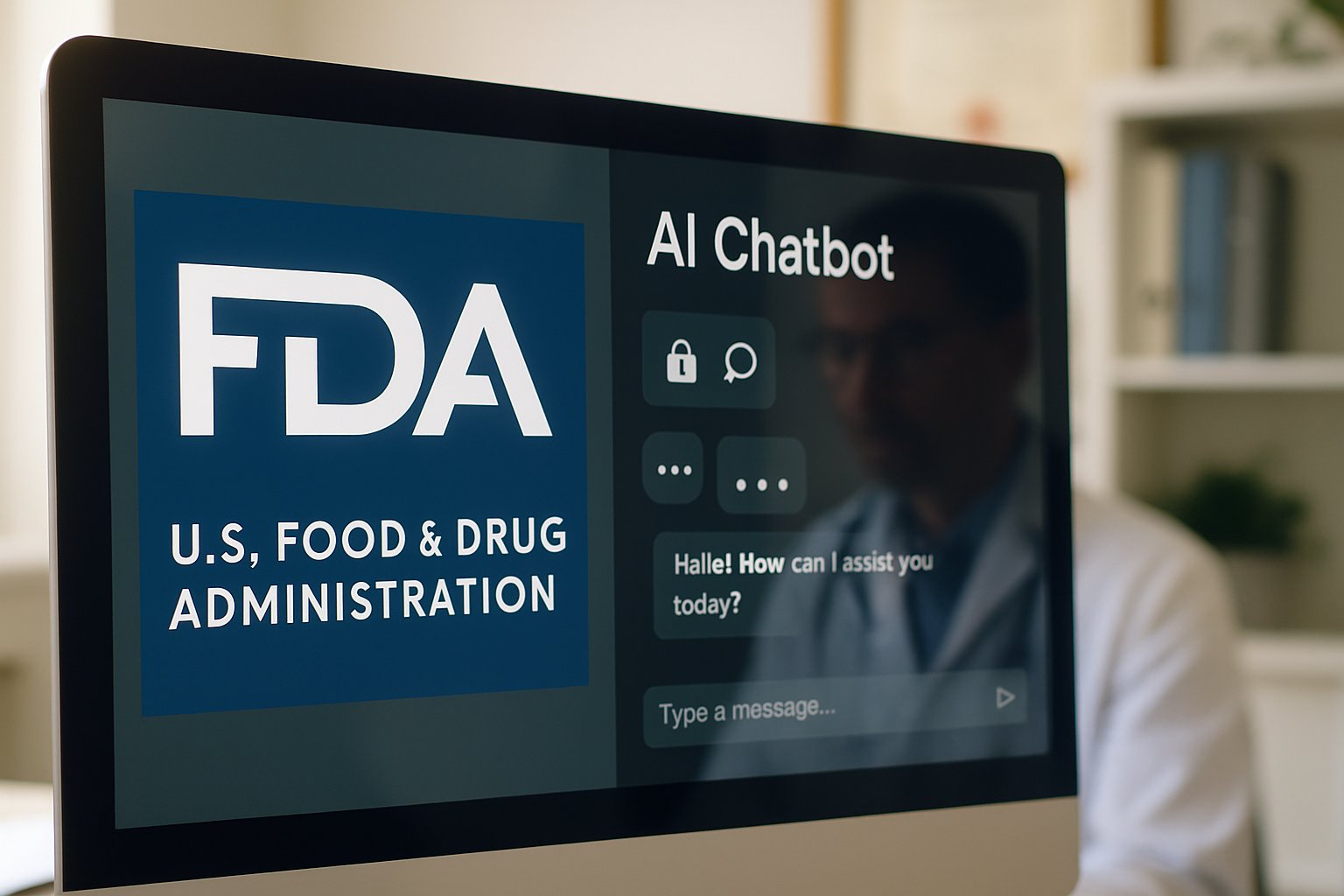 Healthcare Triage with FDA-approved AI chatbot interface in real clinic.