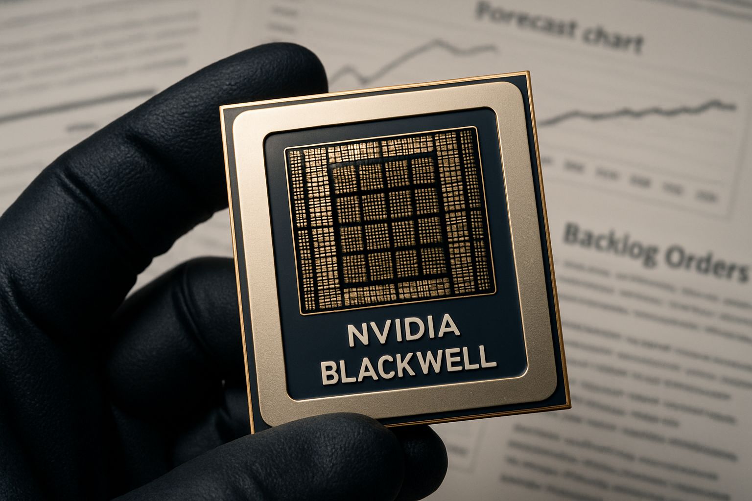 Chip Demand Forecast with Nvidia Blackwell GPU chip and forecast charts