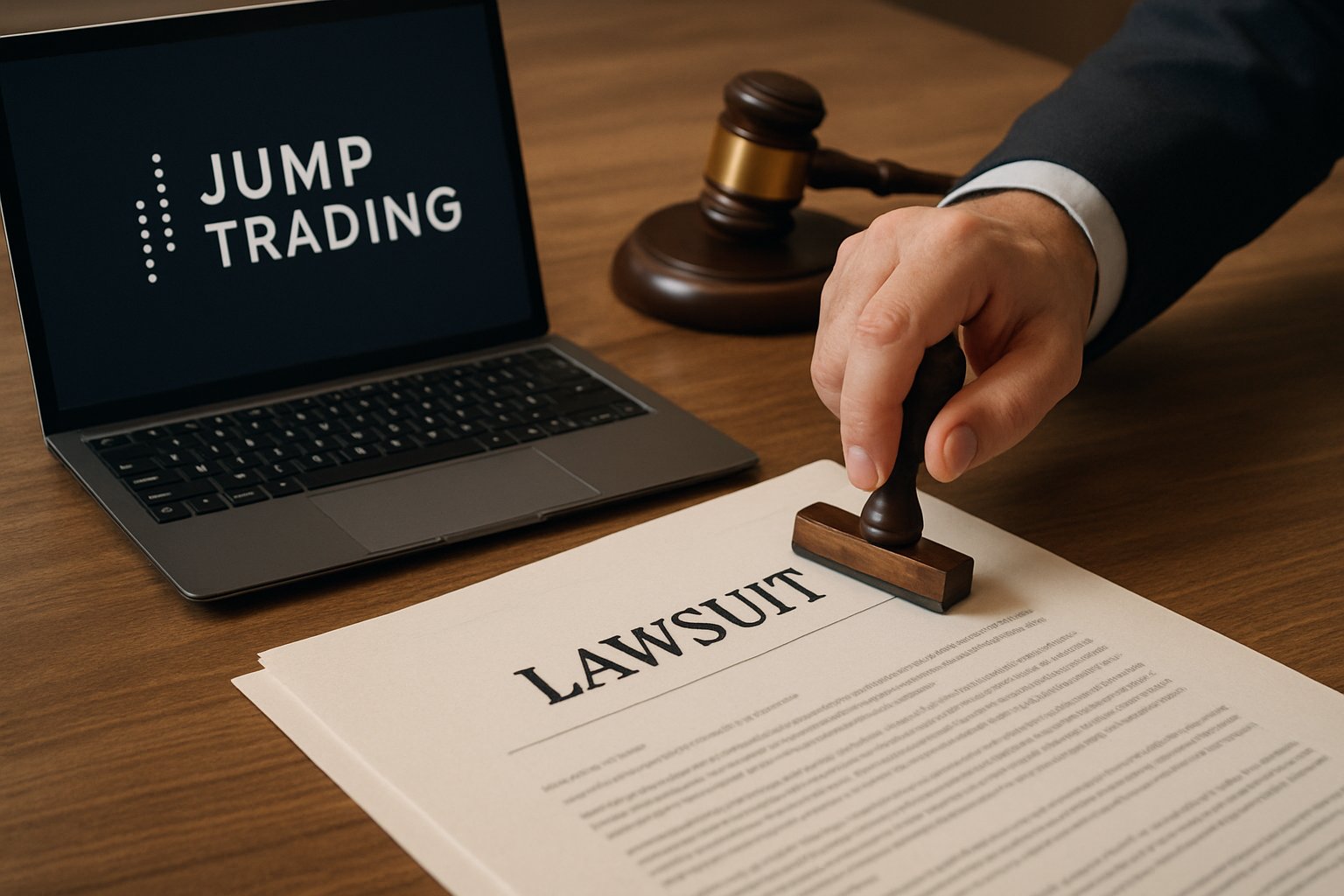 Jump Trading lawsuit documents being prepared by legal team