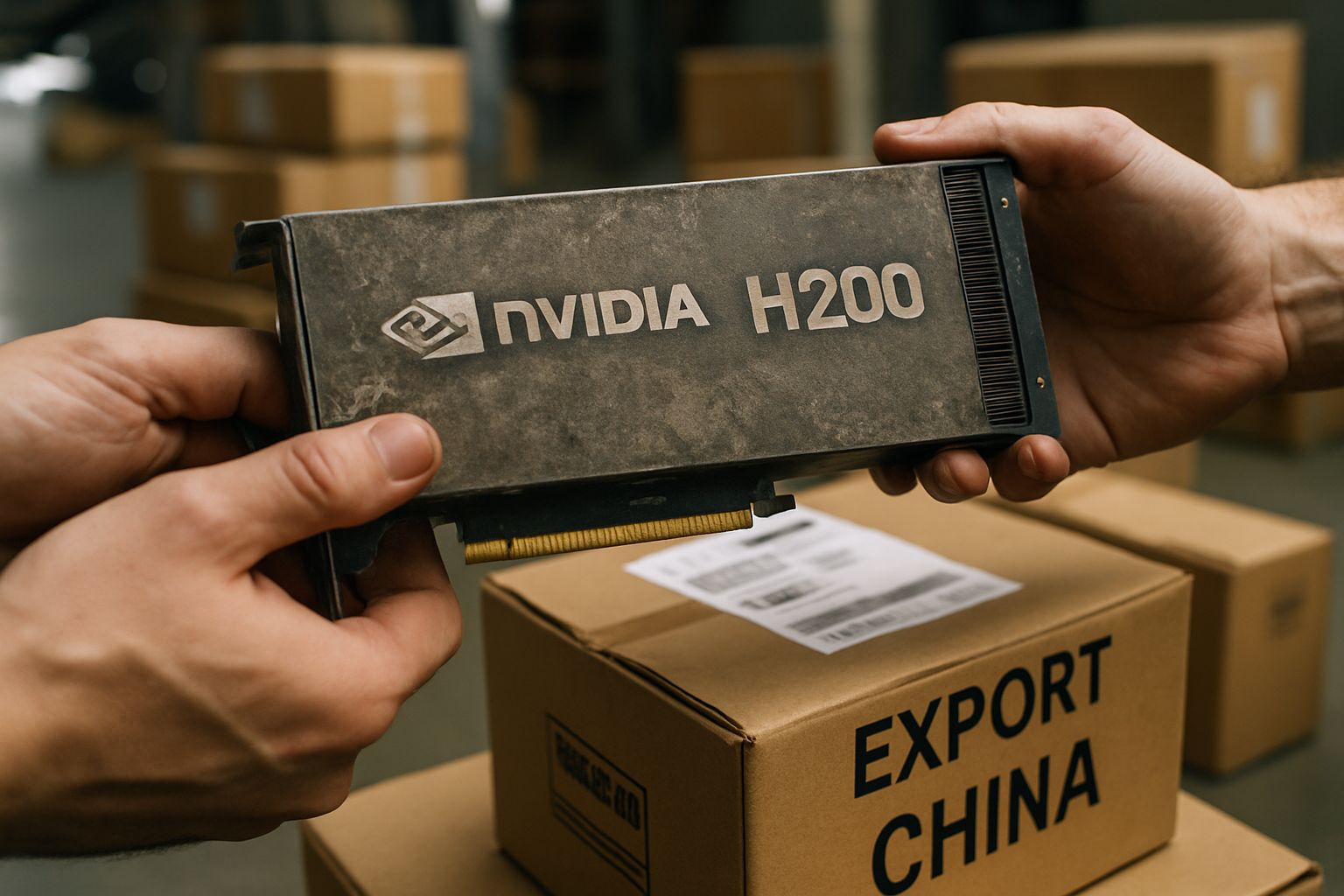 Nvidia China Export H200 graphics cards shipment preparation