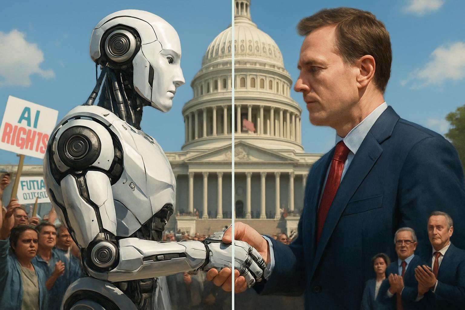 AI-human collaboration highlighted in a US Political Regulation context.