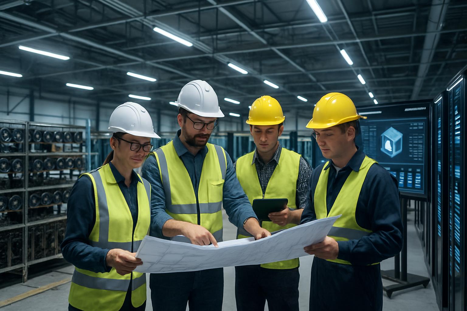 Infrastructure Shift in Texas as workers retrofit crypto sites for AI data centers