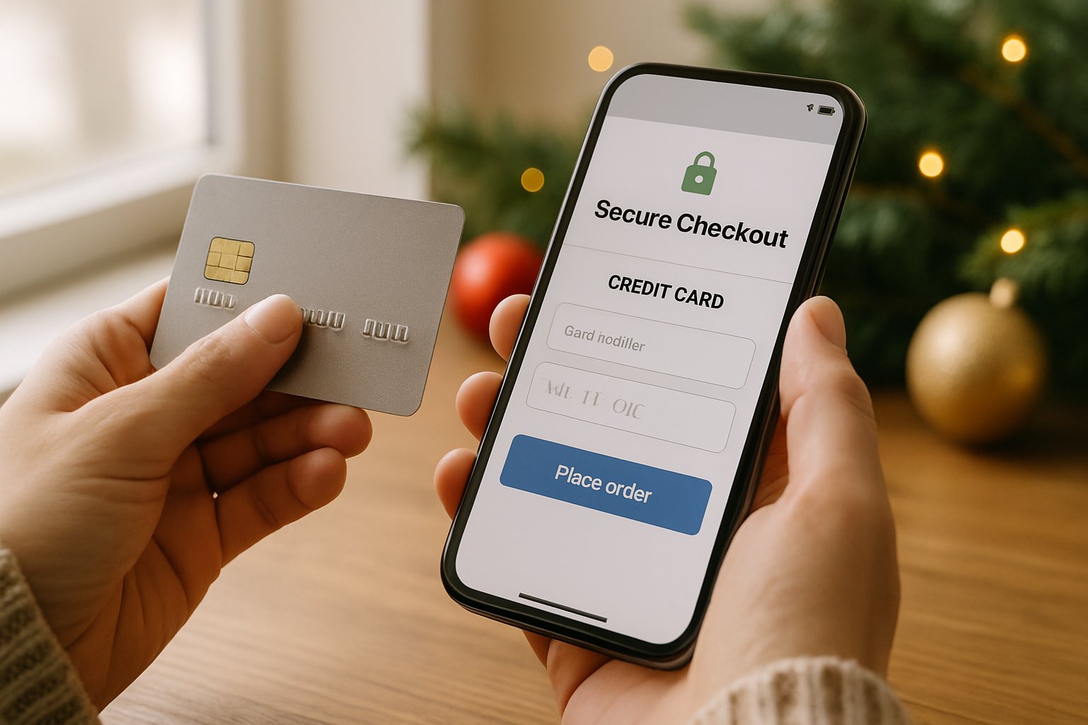 Consumer Security with mobile shopping and credit card protection