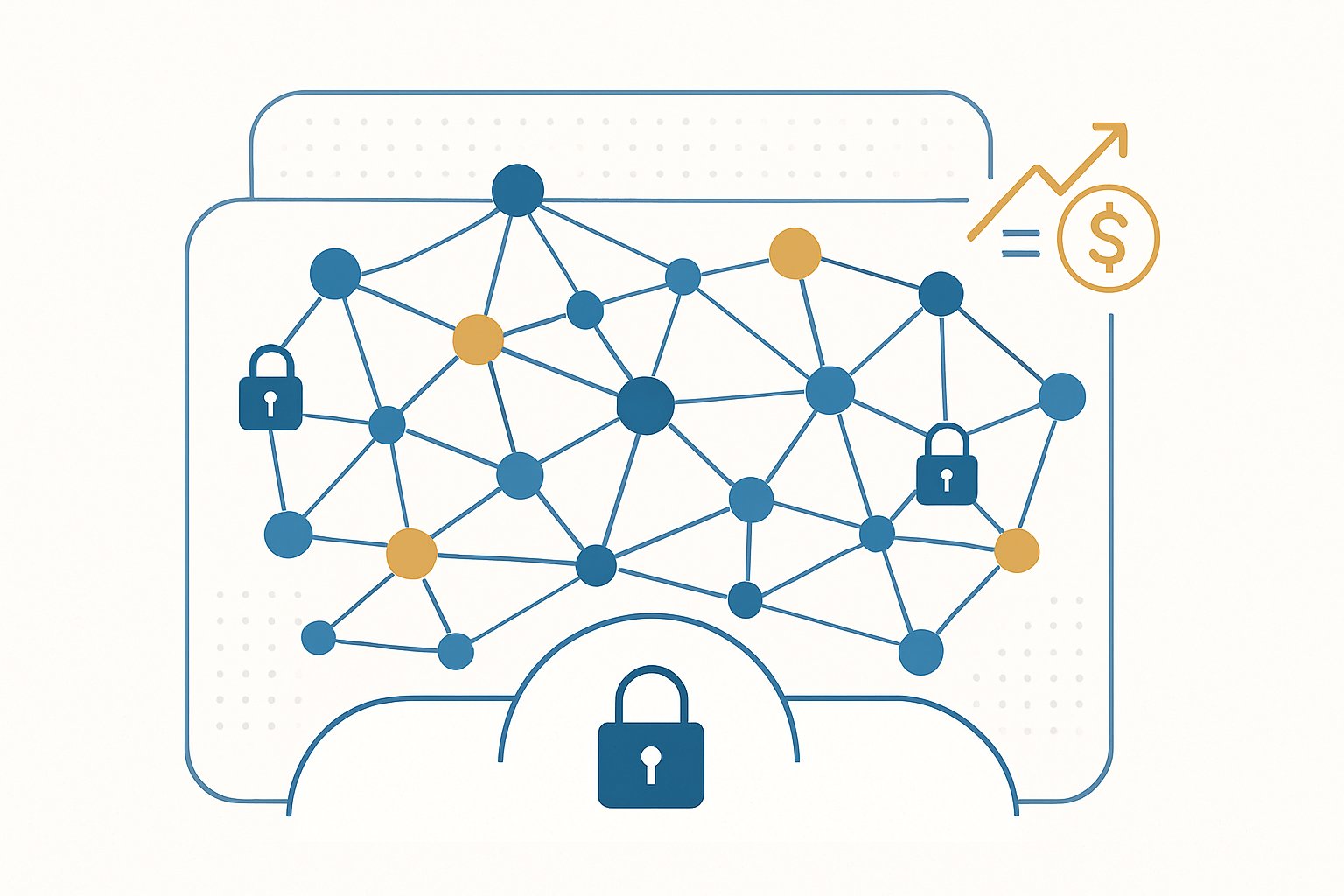 Secure and cost-effective RAG Knowledge Graph network illustration