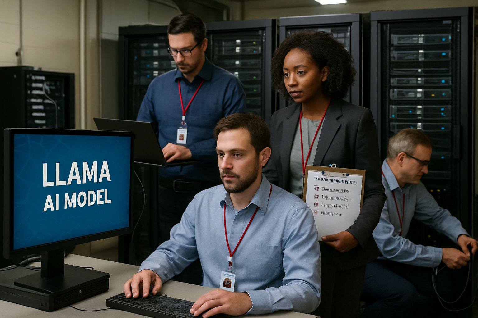 Enterprise Open IT team implements secure Llama AI for federal compliance.