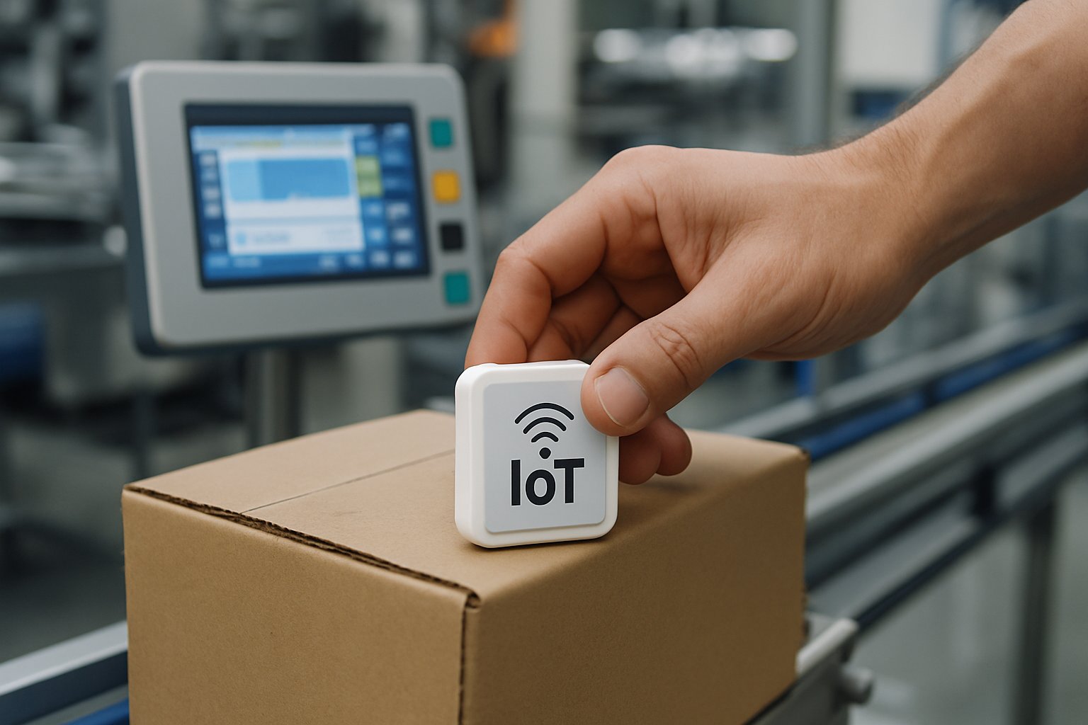 Ambient IoT AI sensor tagging for factory asset monitoring