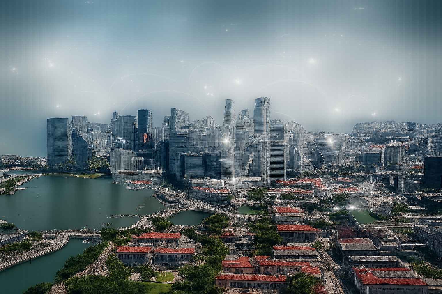 Singapore cityscape with global connections for Meta Manus Deal expansion