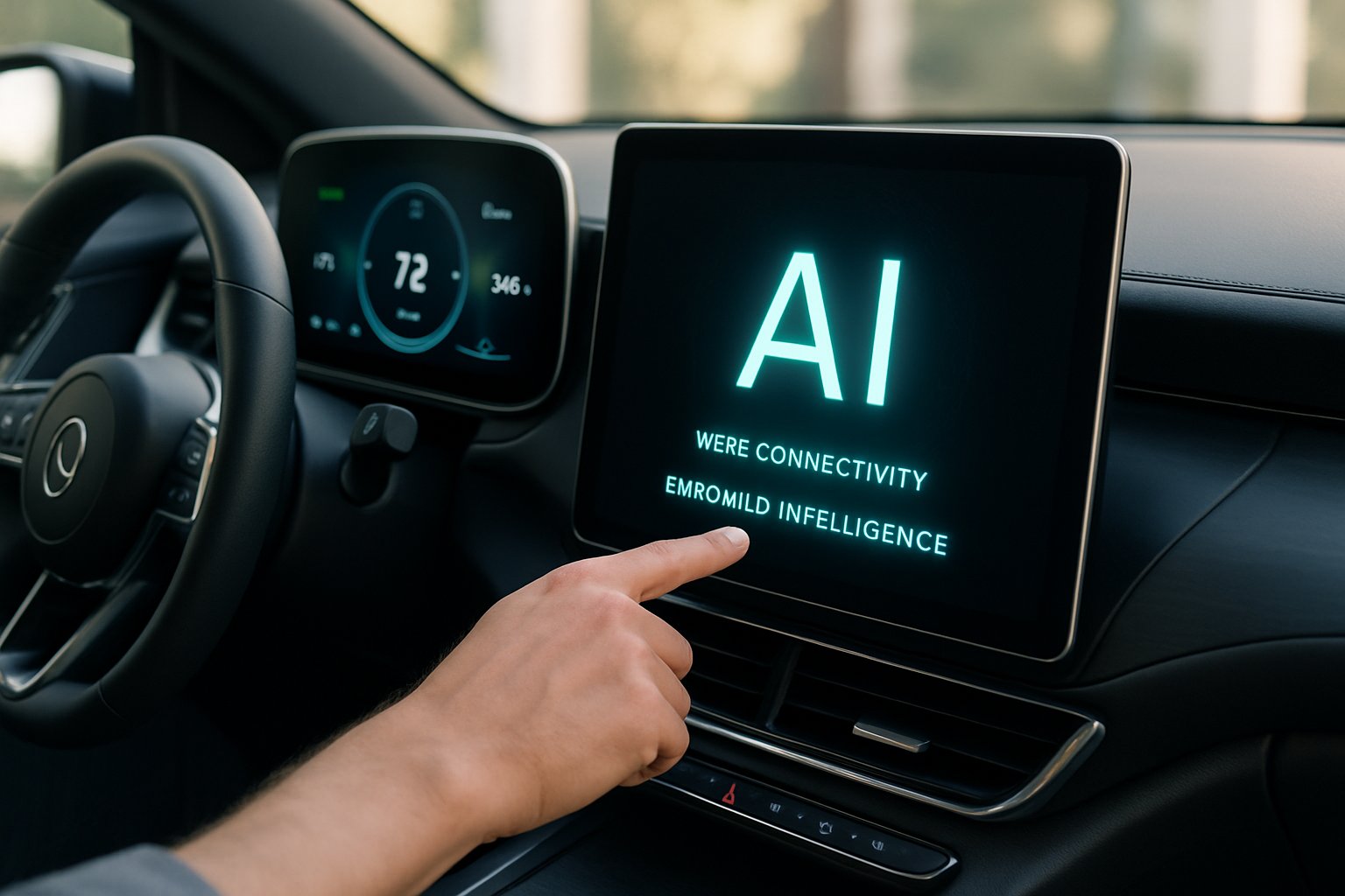 Shepherding Embodied Intelligence via an advanced car dashboard interface.