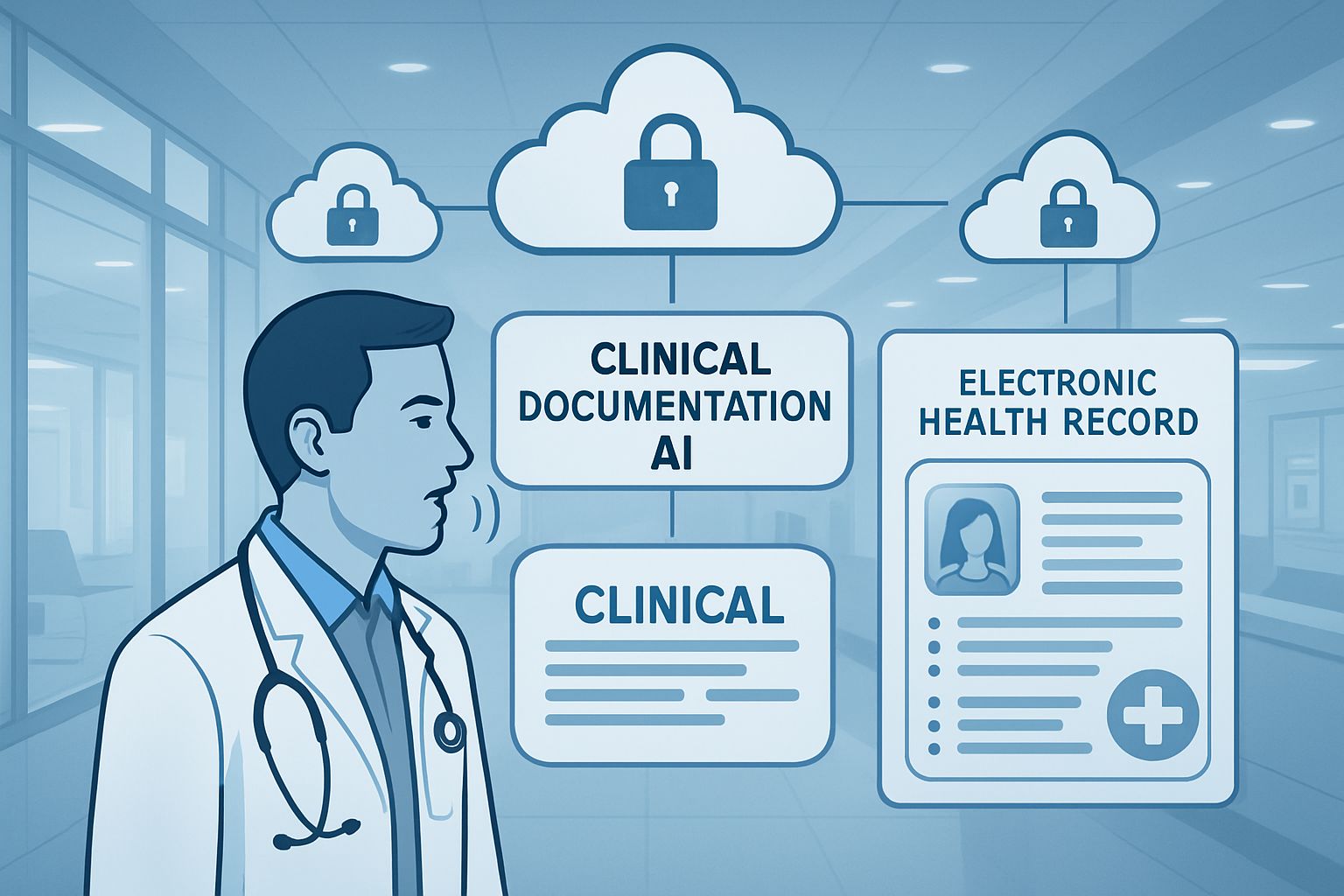 Clinical Documentation AI converts speech into secure electronic health records efficiently.
