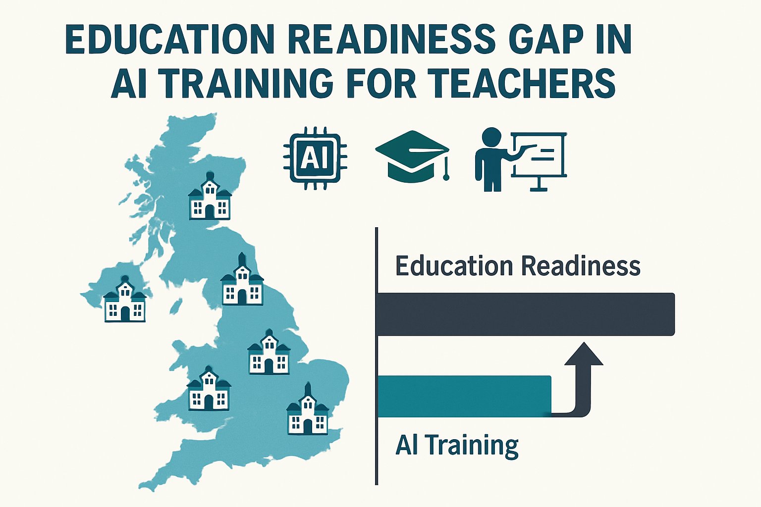 Education Readiness gap for UK teachers using AI across schools.