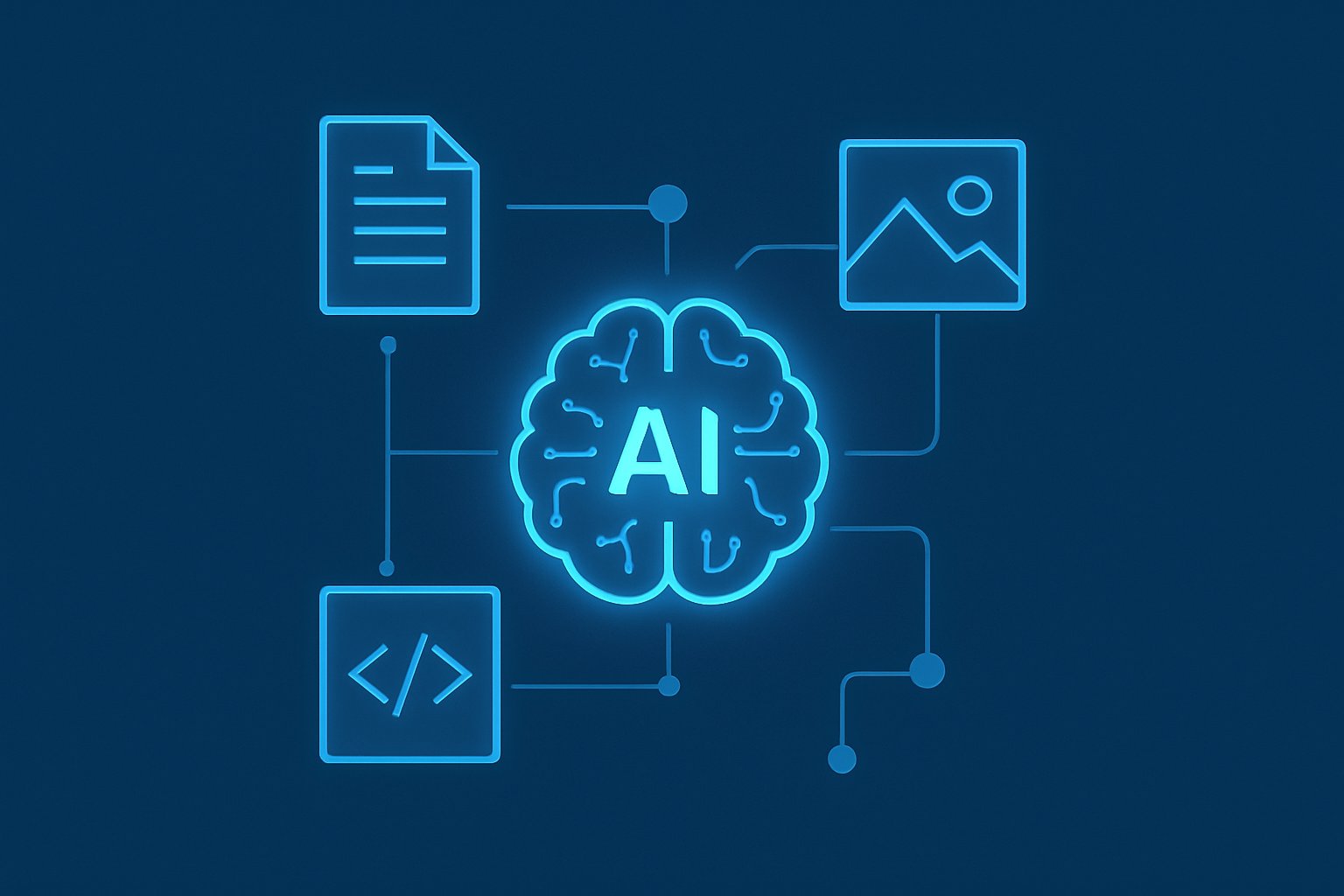 Enterprise GenAI Model centralizing image, code, and language capabilities for business.