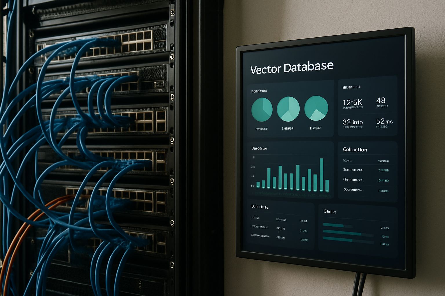 Vector Database dashboard shown in real server environment