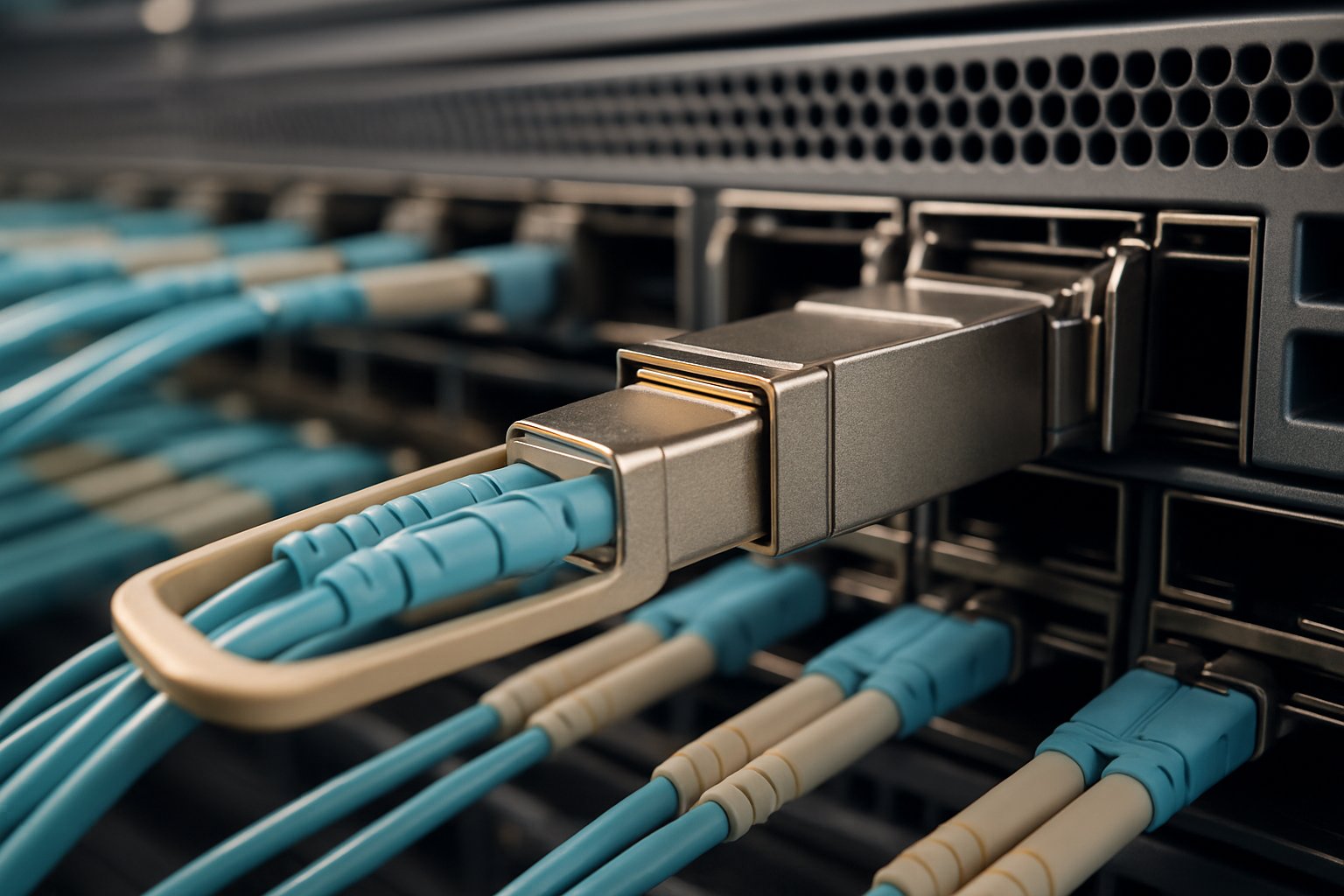 800G transceiver as part of AI Optical Solutions in enterprise networking