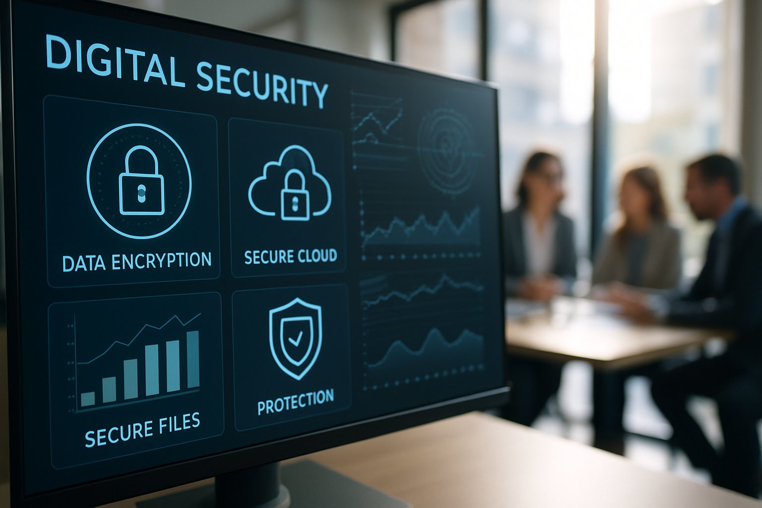Anthropic Cowork security dashboard on office screen