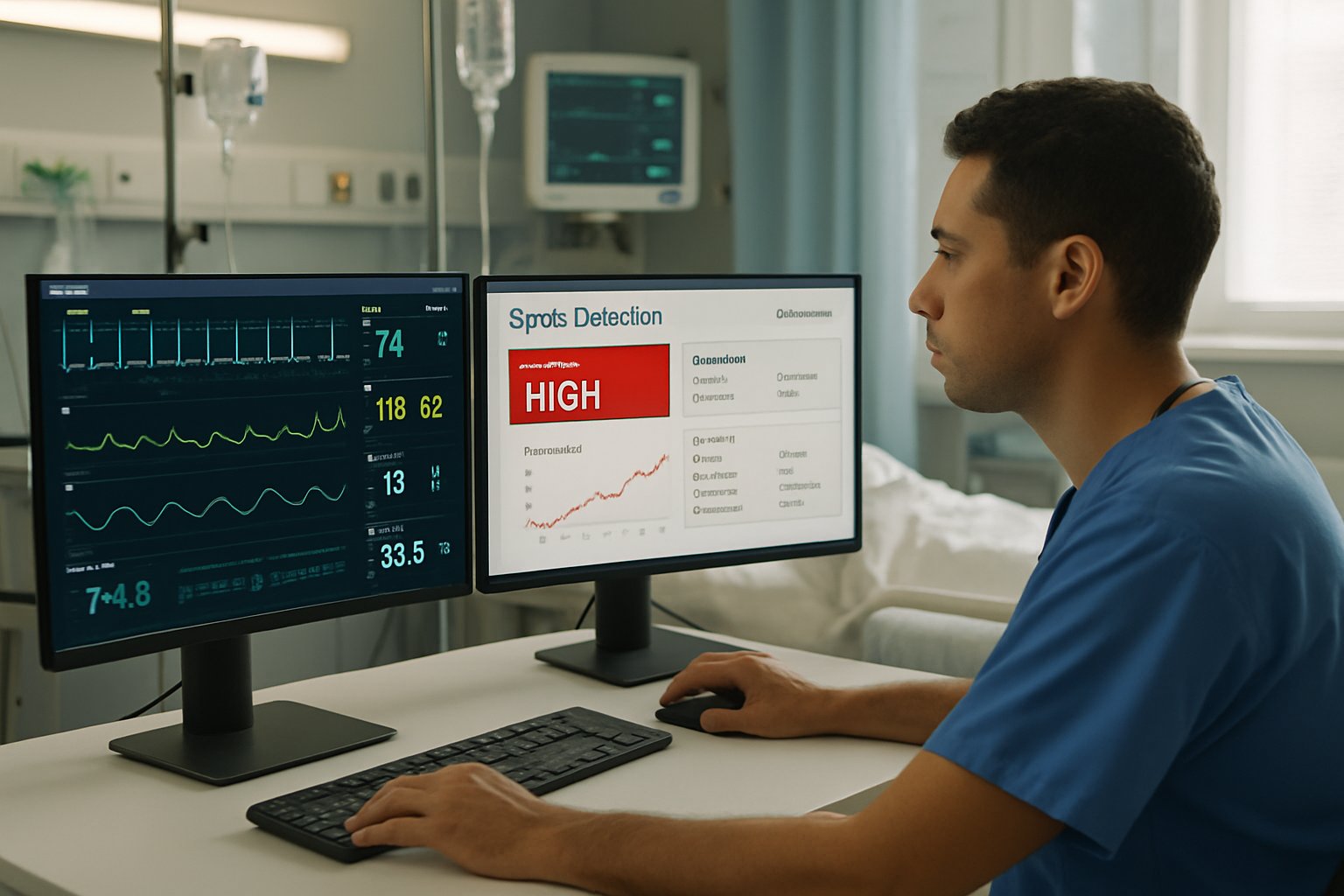 Clinical Inference Automation supporting real-time sepsis detection workflow in ICU.