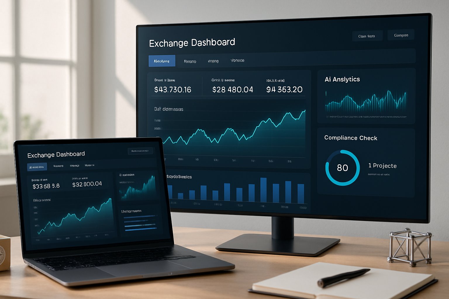 CeDeFi AI exchange dashboard highlighting RWA integration and compliance