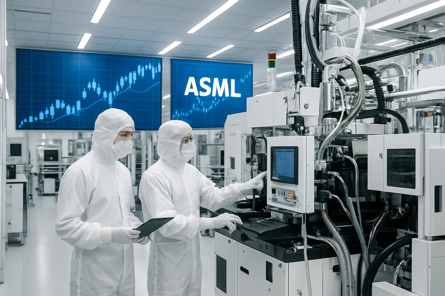 ASML shares benefit from increased chipmaker spending in modern semiconductor lab