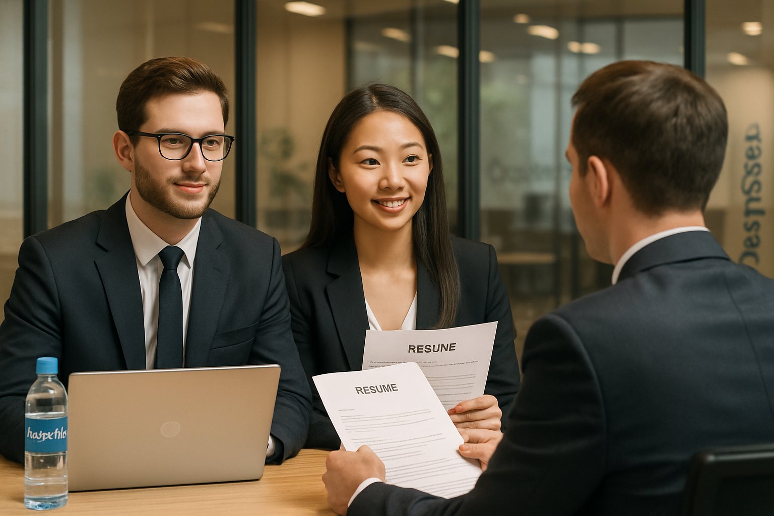 DeepSeek interview panel with technology professionals discussing opportunities