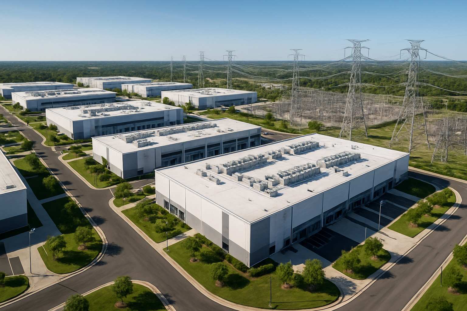 AI Infrastructure Engineering enables large data center campus powered by robust grid solutions.