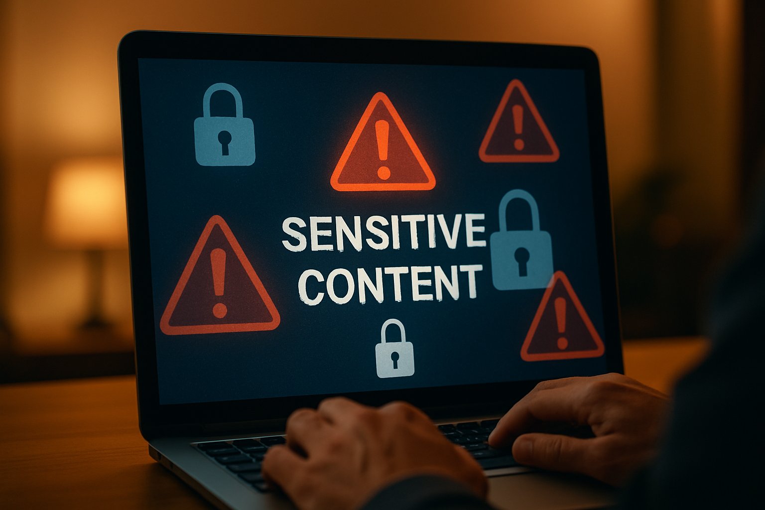 Secure digital workspace prevents Nonconsensual Grok Imagery with warnings.