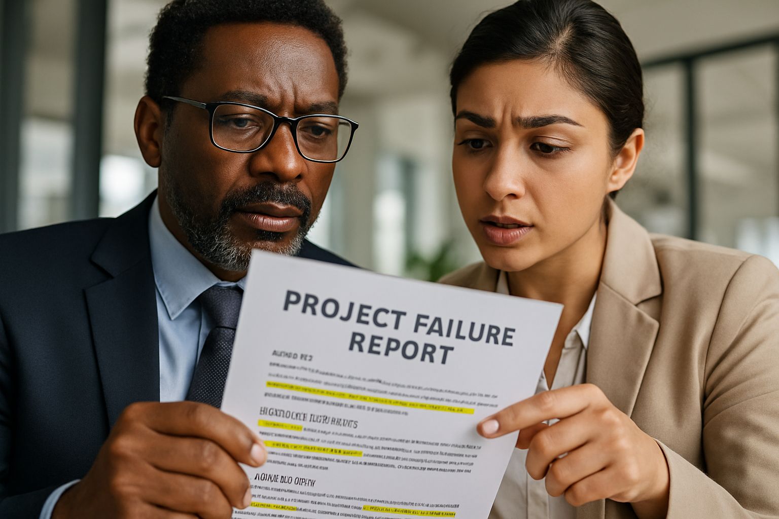 Project failure study report discussed by diverse professionals