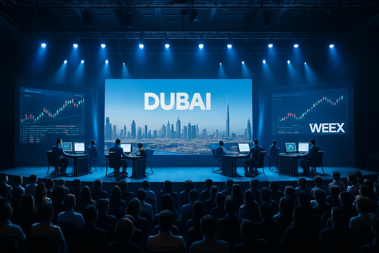 Dubai event finals featuring the top competitors from the FinTech Trading Competition.