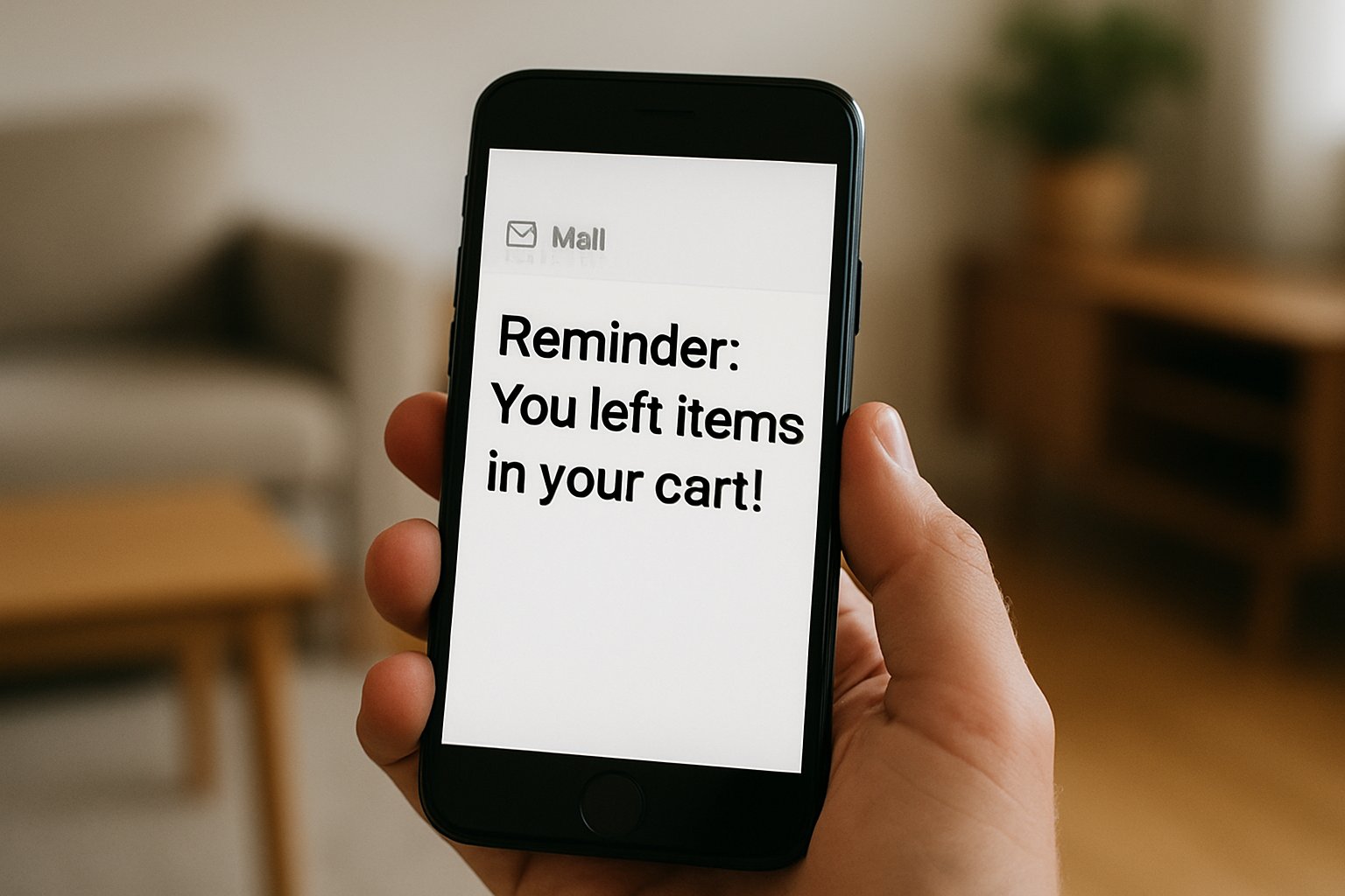 Abandoned Cart Recoverers using email notification to prompt cart recovery.