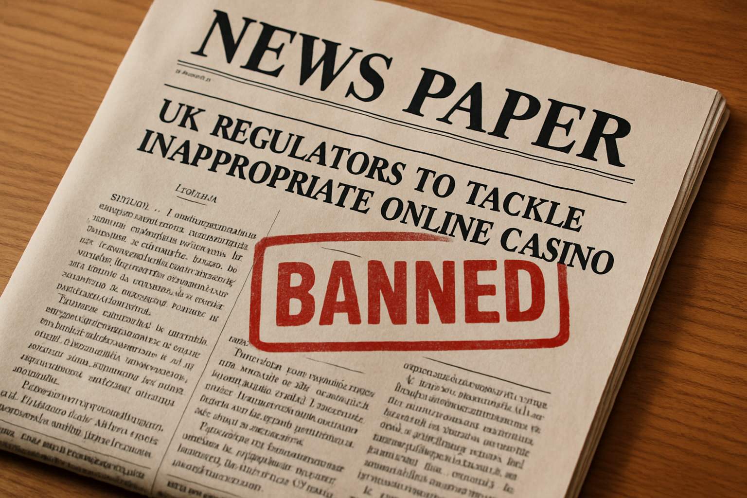 Advertising Ethics breach reported by UK regulator in authentic newspaper layout.