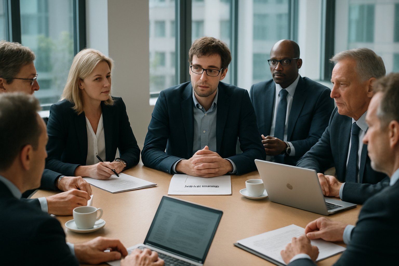 Mistral AI executive at roundtable on global AI strategy