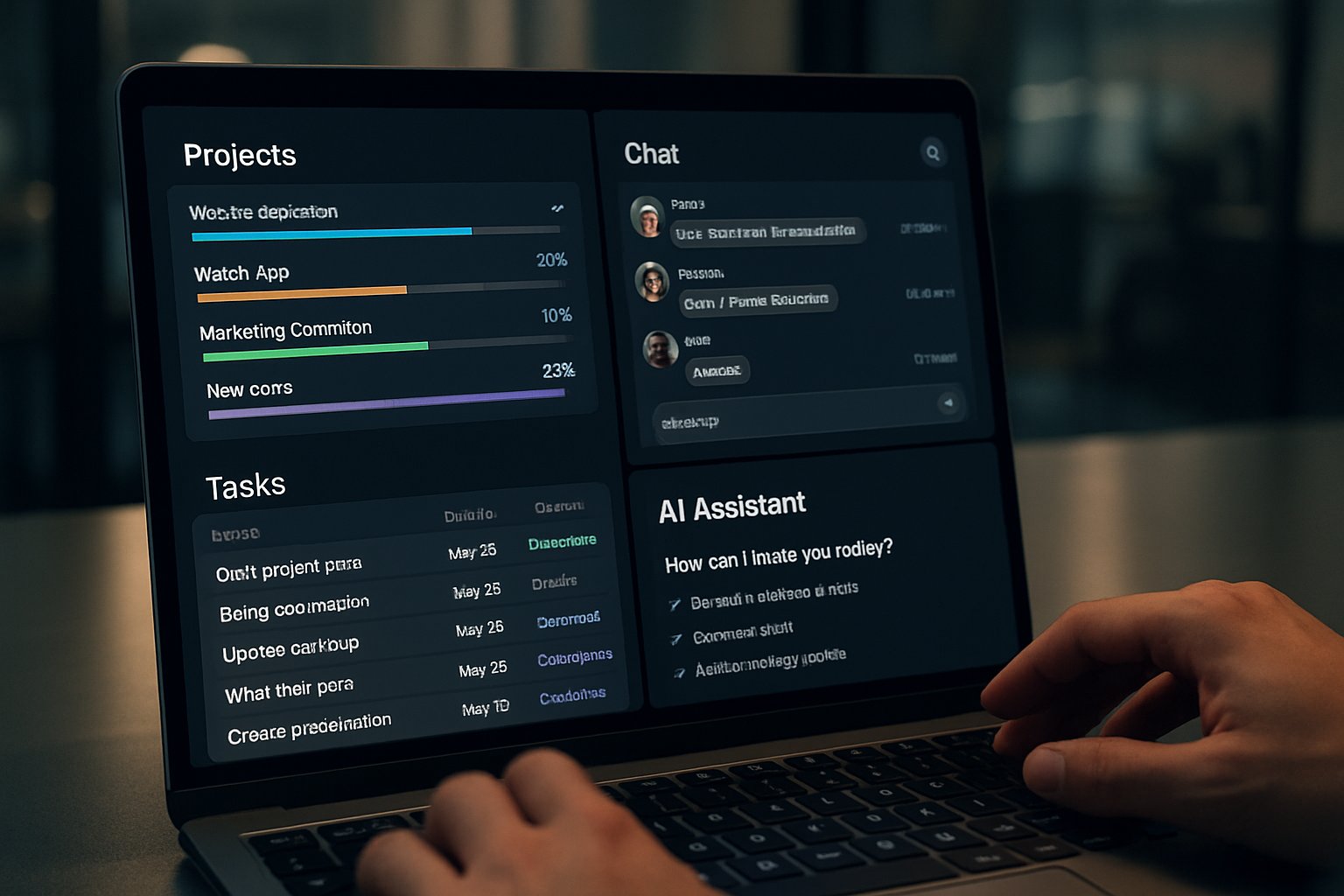Dashboard image displaying Collaboration Orchestrators integrating team tools.
