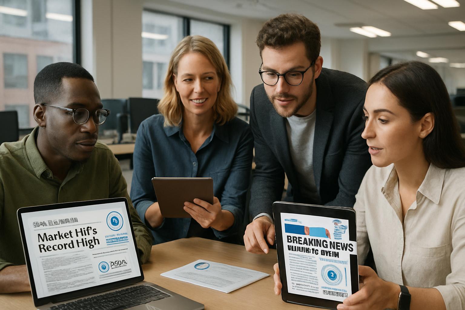 Newsroom journalists using synthetic content provenance trackers for verification