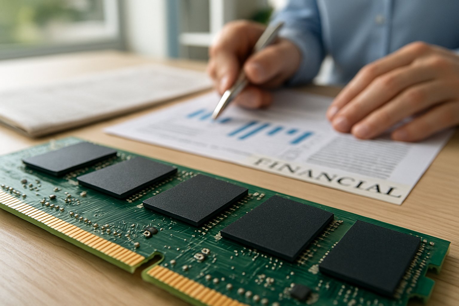 Semiconductor memory chips and investor analysis in Semiconductor Capital Market.